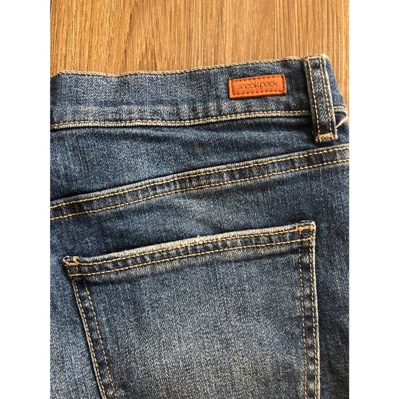 Sneak Peek High Rise Cut Off Jean Shorts - Picture 4 of 5